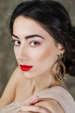 çekici bir genç kadın Güzellik Portresi 