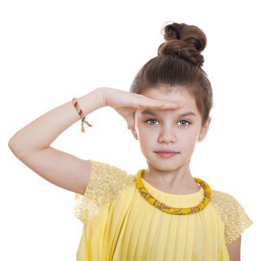 güzel liitle kız portresi 