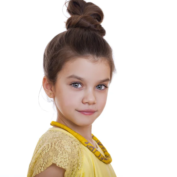 Retrato de uma menina muito liitle — Fotografia de Stock