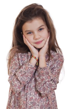 güzel liitle kız portresi 