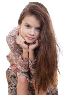 güzel liitle kız portresi 