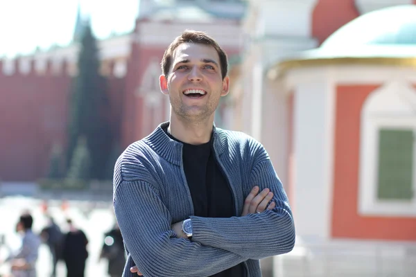 Handsome young man face — Stock Photo, Image