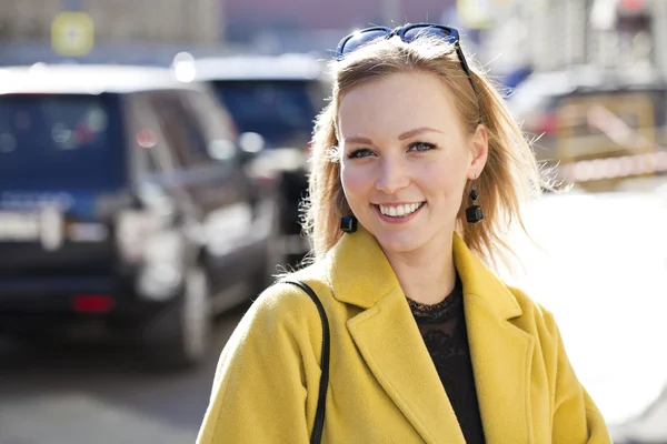 Young beautiful blonde woman Stock Photo