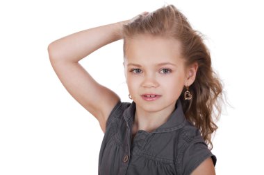 güzel liitle kız portresi 