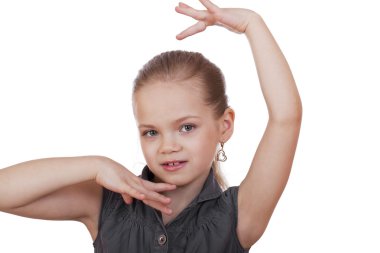 güzel liitle kız portresi 