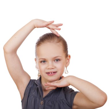 güzel liitle kız portresi 