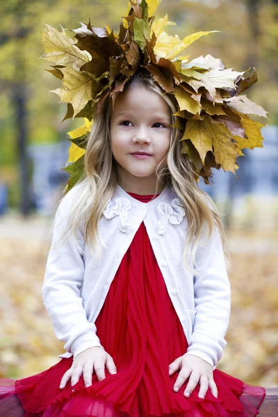 Retrato de uma menina muito liitle — Fotografia de Stock