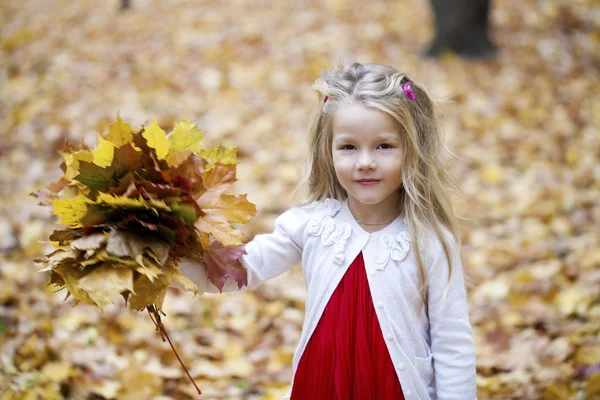 Retrato de uma menina muito liitle — Fotografia de Stock