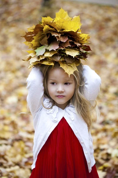 Retrato de uma menina muito liitle — Fotografia de Stock