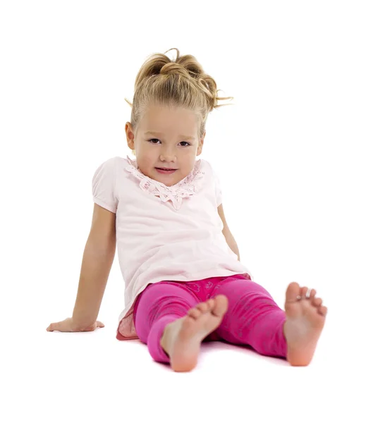 Retrato de uma menina muito liitle — Fotografia de Stock