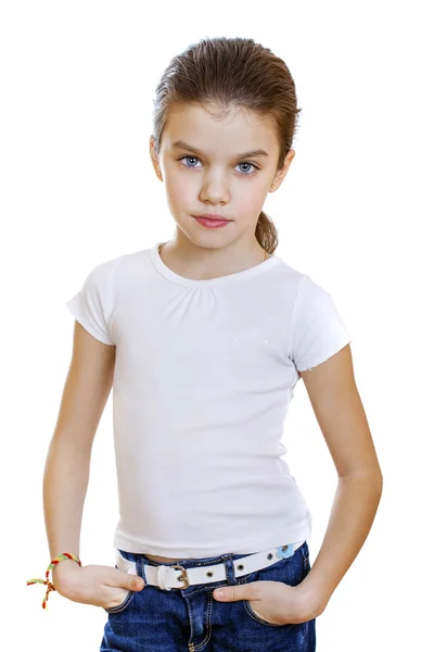 Sad little girl — Stock Photo, Image