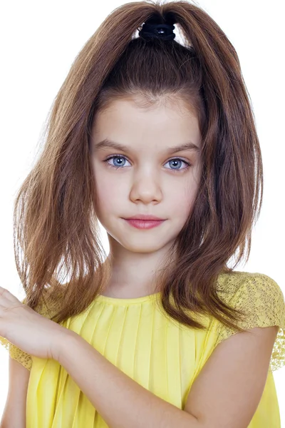 Retrato de uma menina muito liitle — Fotografia de Stock