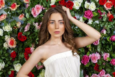 çekici bir genç kadın Güzellik Portresi 