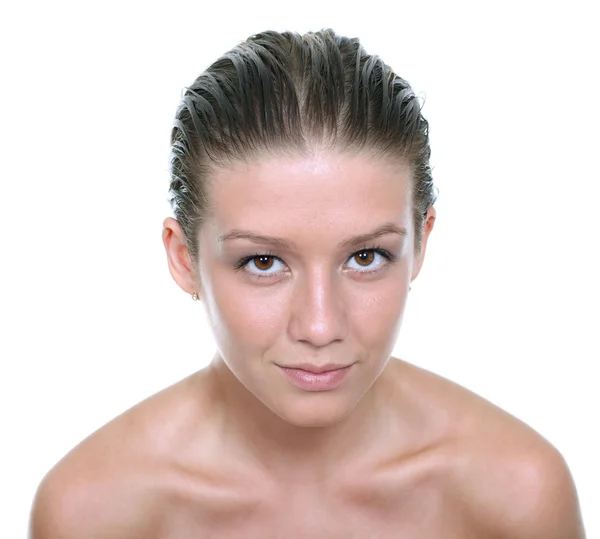 Beautiful Girl face.Perfect skin concept — Stock Photo, Image