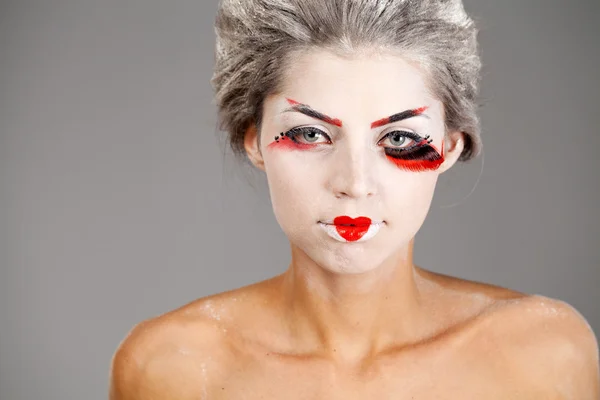 Japane make-up — Stockfoto