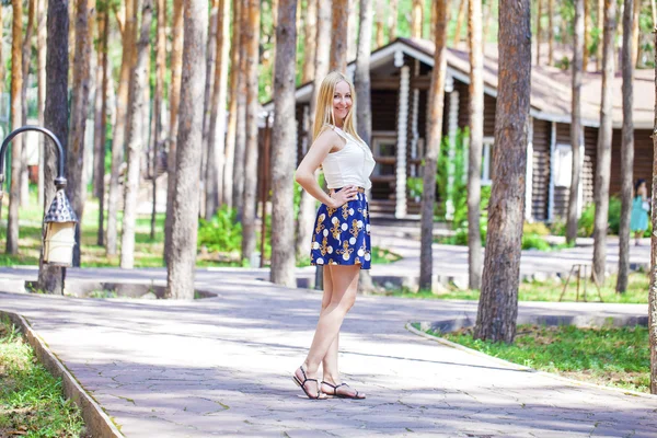 Portrait of young blonde woman — Stock Photo, Image