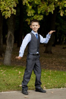 Güzel iş çocuk portresi