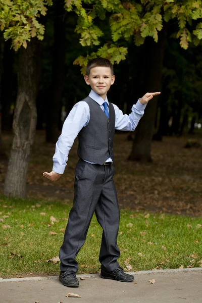 Portrait of a pretty business boy — Stock Photo, Image