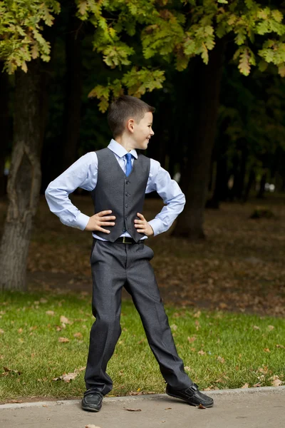 Portrait of a pretty business boy — Stock Photo, Image