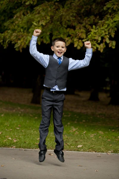 Portrait of a pretty business boy — Stock Photo, Image