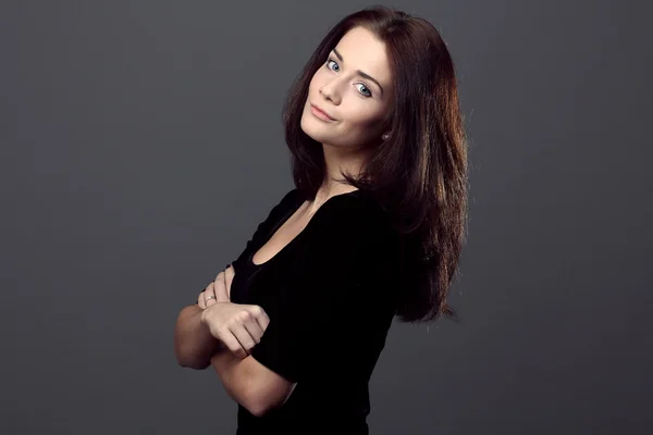 Brunette young woman — Stock Photo, Image