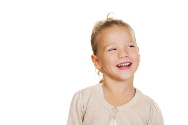 güzel liitle kız portresi