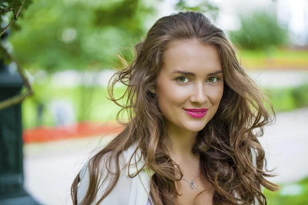 Portrait of young blonde woman — Stock Photo, Image