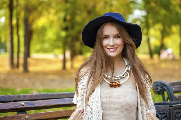 Young beautiful haired woman — Stock Photo, Image