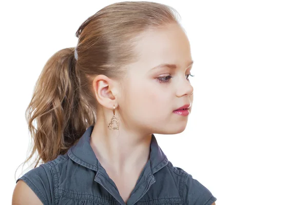 Retrato de uma menina muito liitle — Fotografia de Stock