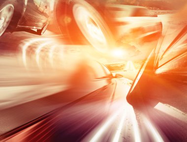 hareketli araba bulanık 