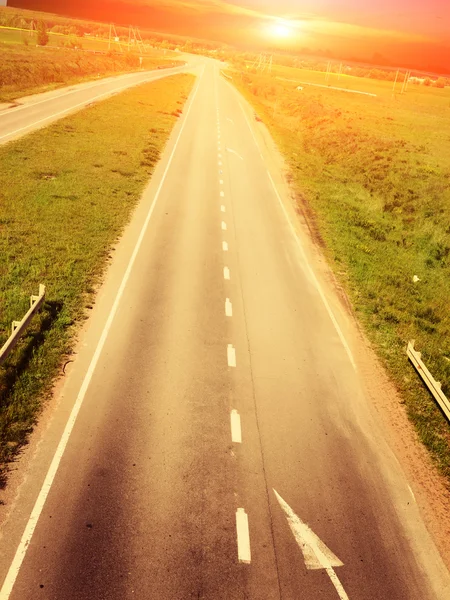 Superamento autostrada movimento sfocatura — Foto Stock