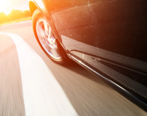 Viaje en coche por carretera — Foto de Stock