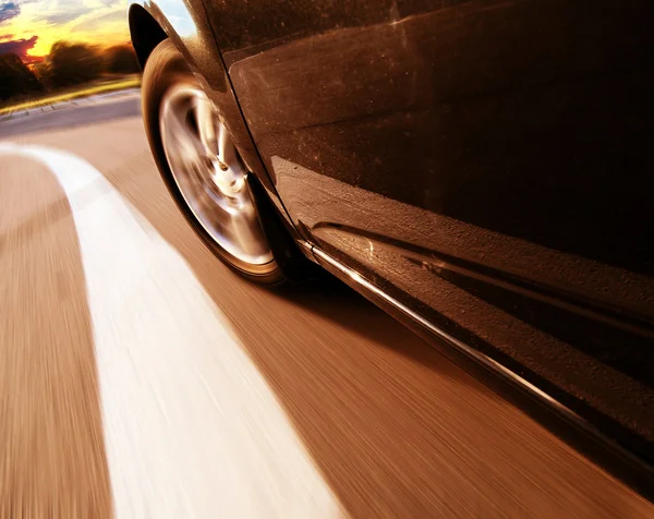 Viaje en coche por carretera — Foto de Stock