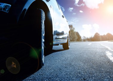 Hızlı araba Siyah araba