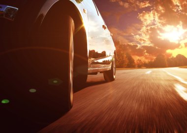 Hızlı araba Siyah araba