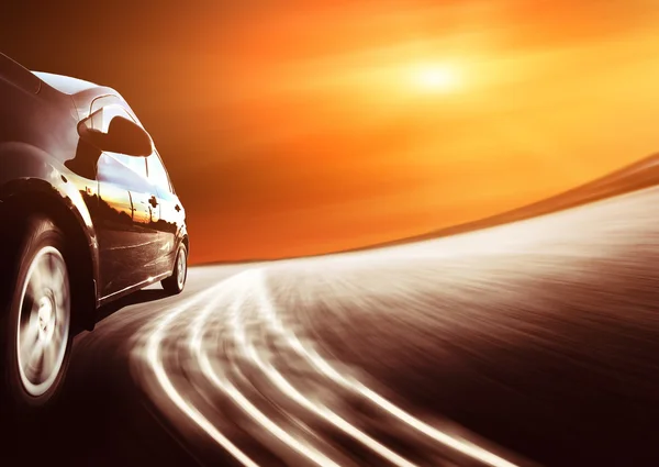 High-speed car, Motion Blur — стоковое фото