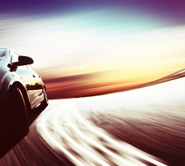 Højhastigheds bil, Motion Blur - Stock-foto