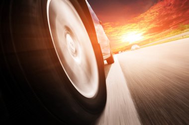 Soyut tasarım arka plan kamyon ve taşıma