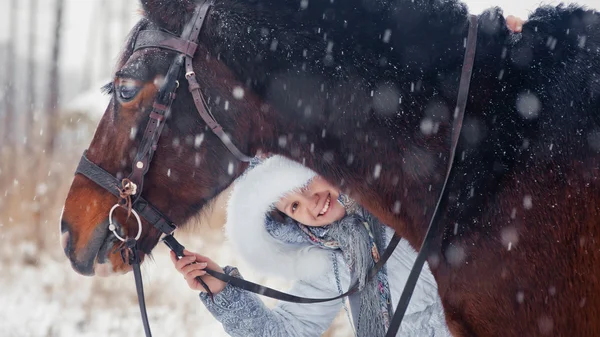 Winterporträt — Stockfoto