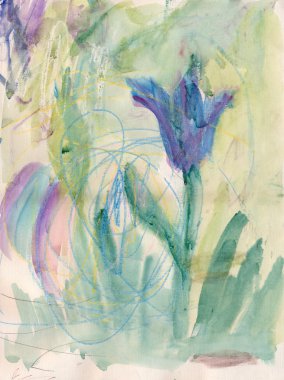 Çiçek Boyama Çocuk