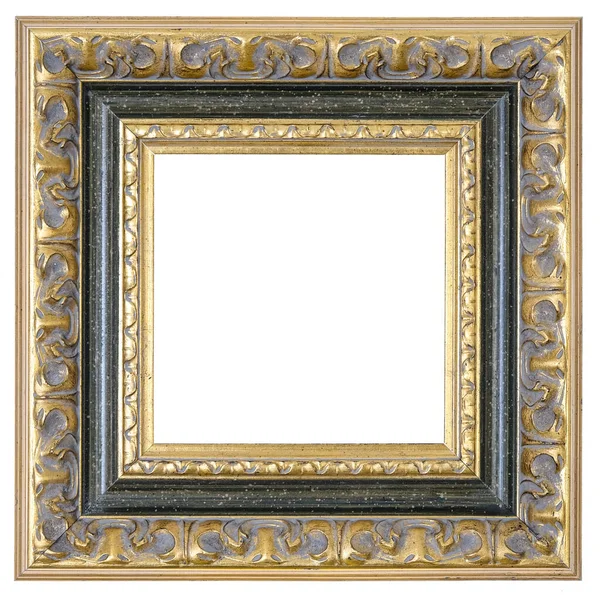 Cornice Nera Oggetto Evidenziato Uno Sfondo Bianco Immagine Stock