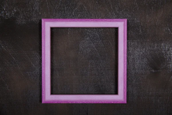 Фиолетовый кадр на черном фоне Лицензионные Стоковые Изображения