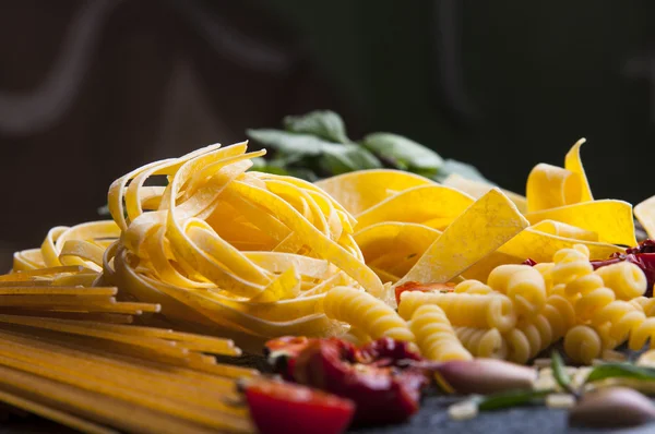 Italian dry pasta variety — Free Stock Photo