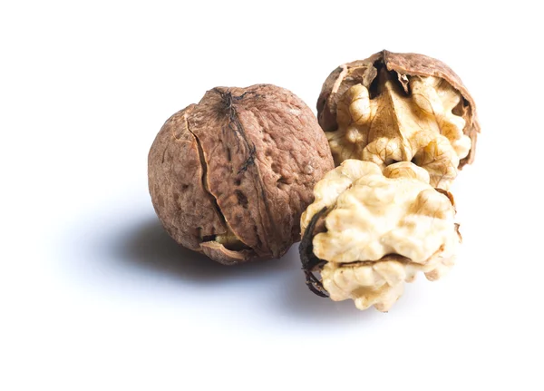 Dried ripe walnuts — Stock Photo, Image