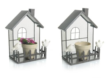 Bahçe çiçek pot sahipleri