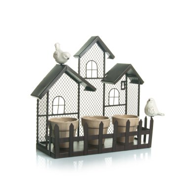 Bahçe çiçek pot tutucu