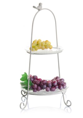 two tiers serving tray clipart