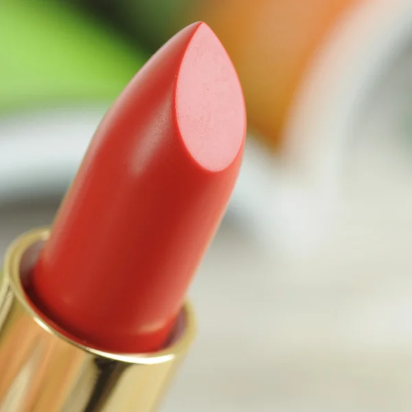 Lápiz labial de moda naranja — Foto de Stock