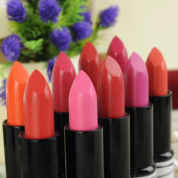 Bright  fashion  lipsticks — Stock Photo, Image