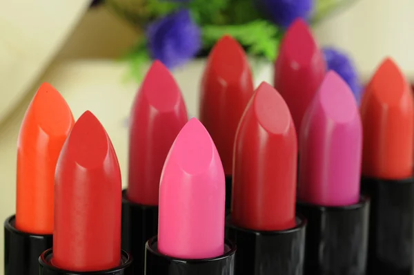 Bright  fashion  lipsticks — Stock Photo, Image